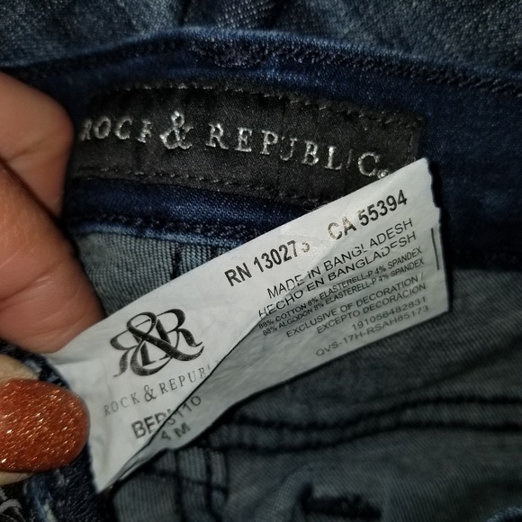 Republic Skinny Jeans Zipper Pocket 